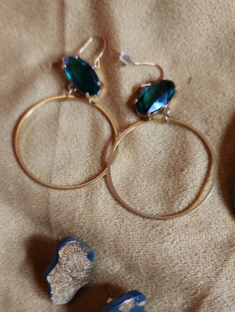 Mixed Earring Set - Blue/Green Multi Color Handmade - Picture 2 of 5